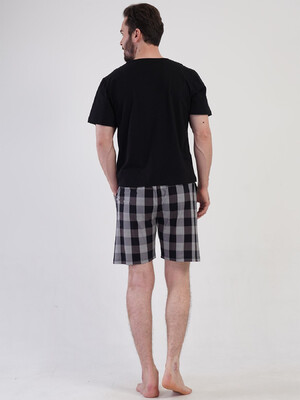 Купить Бавовняні шорти чоловічі в клітинку VIENETTA MAN 4091860668 в Украина в Lingerie.ua - Одяг для дому та відпочинку, Фото 4