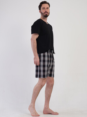 Купить Бавовняні шорти чоловічі в клітинку VIENETTA MAN 4091860668 в Украина в Lingerie.ua - Одяг для дому та відпочинку, Фото 6