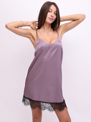 Купить Шовкова нічна сорочка з мереживом LINGERIE 170793 в Украина