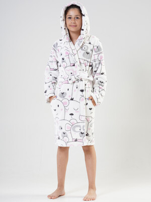 Купить Теплий флісовий халат для дівчинки VIENETTA KIDS 2020950216 в Украина в Lingerie.ua - Одяг для дому та відпочинку, Фото 4