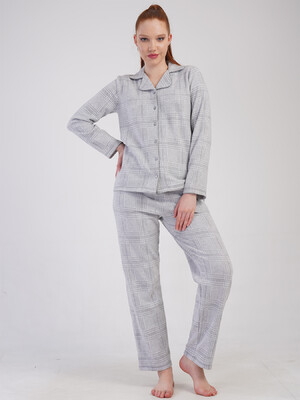 Купить Класична жіноча піжама на ґудзиках VIENETTA 5010240000 в Украина