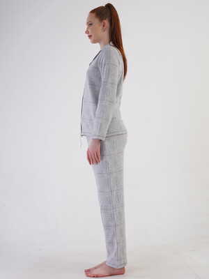 Купить Класична жіноча піжама на ґудзиках VIENETTA 5010240000 в Украина в Lingerie.ua - Одяг для дому та відпочинку, Фото 2