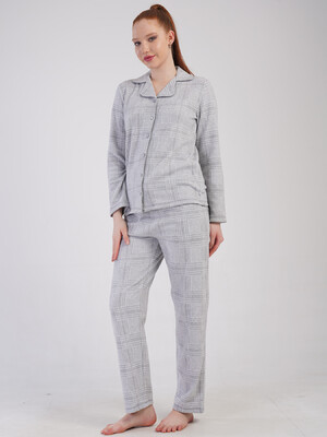 Купить Класична жіноча піжама на ґудзиках VIENETTA 5010240000 в Украина в Lingerie.ua - Одяг для дому та відпочинку, Фото 5