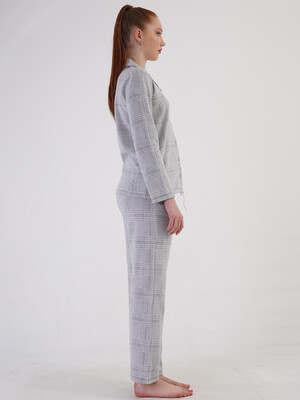 Купить Класична жіноча піжама на ґудзиках VIENETTA 5010240000 в Украина в Lingerie.ua - Одяг для дому та відпочинку, Фото 6