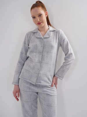 Купить Класична жіноча піжама на ґудзиках VIENETTA 5010240000 в Украина в Lingerie.ua - Одяг для дому та відпочинку, Фото 7