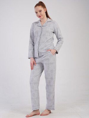 Купить Класична жіноча піжама на ґудзиках VIENETTA 5010240000 в Украина в Lingerie.ua - Одяг для дому та відпочинку, Фото 8