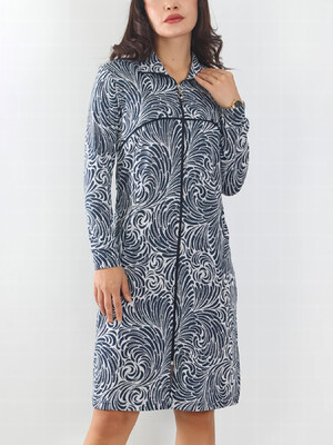 Купить Халат жіночий на блискавці з довгим рукавом JEN 04405 в Украина в Lingerie.ua - Одяг для дому та відпочинку, Фото 2