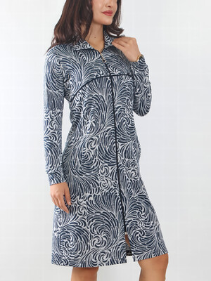 Купить Халат жіночий на блискавці з довгим рукавом JEN 04405 в Украина в Lingerie.ua - Одяг для дому та відпочинку, Фото 3