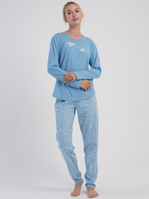 Купить Бавовняний домашній комплект жіночий з довгим рукавом VIENETTA 5031660111 в Украина в Lingerie.ua - Одяг для дому та відпочинку, Фото 8