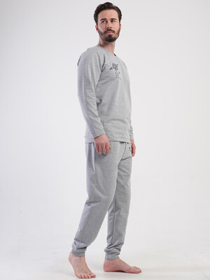 Купить Байковый домашний комплект с длинным рукавом VIENETTA MAN 4110040000 в Украина в Lingerie.ua - Одяг для дому та відпочинку, Фото 3