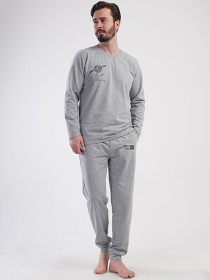 Купить Байковый домашний комплект с длинным рукавом VIENETTA MAN 4110040000 в Украина в Lingerie.ua - Одяг для дому та відпочинку, Фото 4