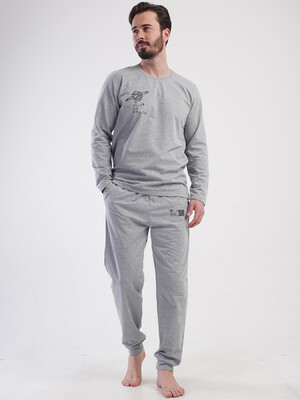 Купить Байковый домашний комплект с длинным рукавом VIENETTA MAN 4110040000 в Украина в Lingerie.ua - Одяг для дому та відпочинку, Фото 8