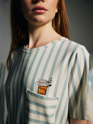 Купить Хлопковая домашняя туника с коротким рукавом HAYS 62197 в Украина в Lingerie.ua - Одяг для дому та відпочинку, Фото 3