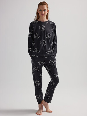 Купить Хлопковый домашний костюм с длинным рукавом HAYS 62292 в Украина в Lingerie.ua - Одяг для дому та відпочинку, Фото 1