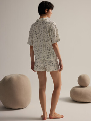 Купить Хлопковая классическая женская пижама с шортами HAYS 62321 в Украина в Lingerie.ua - Одяг для дому та відпочинку, Фото 4