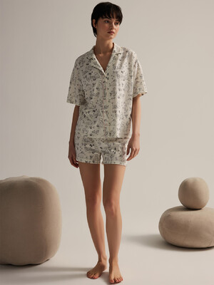 Купить Хлопковая классическая женская пижама с шортами HAYS 62321 в Украина в Lingerie.ua - Одяг для дому та відпочинку, Фото 6