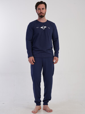 Купить Байковый домашний костюм с длинным рукавом VIENETTA MAN 5033210000 в Украина в Lingerie.ua - Одяг для дому та відпочинку, Видео