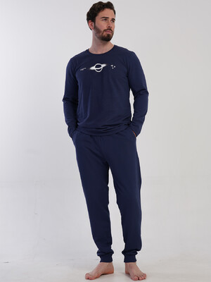 Купить Байковый домашний костюм с длинным рукавом VIENETTA MAN 5033210000 в Украина в Lingerie.ua - Одяг для дому та відпочинку, Фото 3