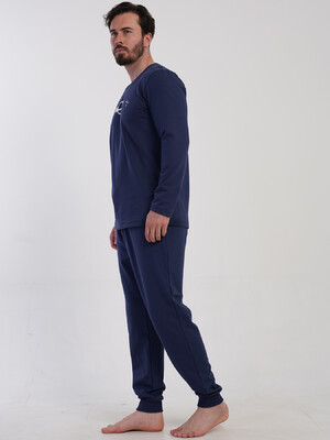 Купить Байковый домашний костюм с длинным рукавом VIENETTA MAN 5033210000 в Украина в Lingerie.ua - Одяг для дому та відпочинку, Фото 5