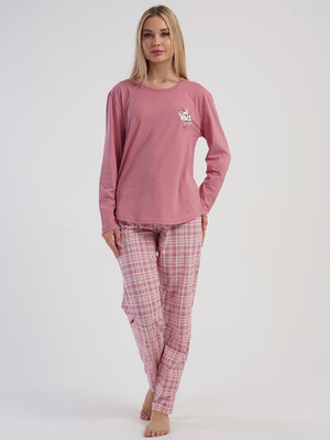 Купить Бавовняний домашній жіночий комплект з брюками VIENETTA 5033521229 в Украина