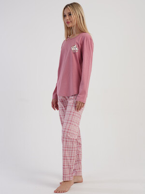 Купить Бавовняний домашній жіночий комплект з брюками VIENETTA 5033521229 в Украина в Lingerie.ua - Одяг для дому та відпочинку, Фото 4