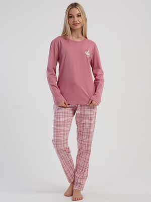 Купить Бавовняний домашній жіночий комплект з брюками VIENETTA 5033521229 в Украина в Lingerie.ua - Одяг для дому та відпочинку, Фото 6