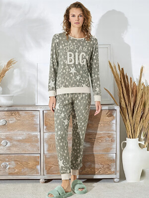 Купить Пижама женская с длинным рукавом SEVIM 15091 в Украина в Lingerie.ua - Одяг для дому та відпочинку, Фото 3