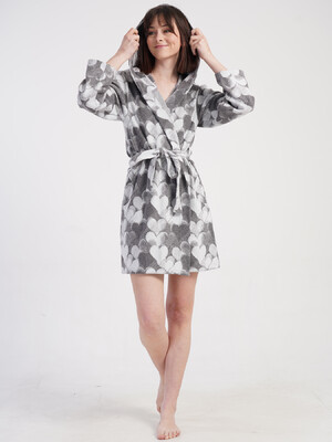 Купить Теплый халат на запах с длинным рукавом VIENETTA 5010190000 в Украина