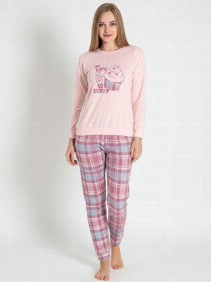 Домашний комплект с длинным рукавом GUAVA 4434