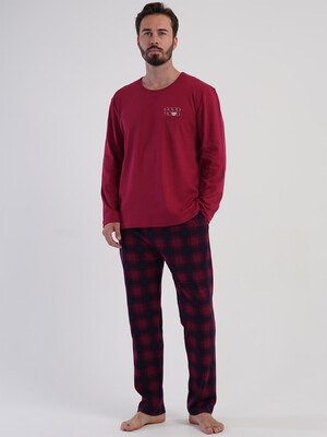 Купить Трикотажный домашний костюм с длинным рукавом VIENETTA MAN 5031412334 в Украина в Lingerie.ua - Одяг для дому та відпочинку, Фото 4