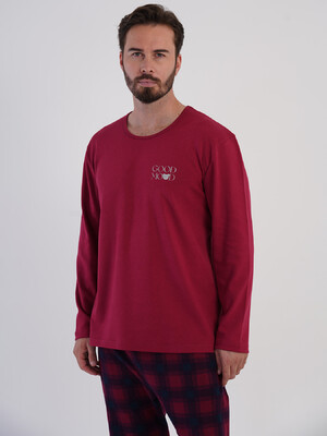 Купить Трикотажный домашний костюм с длинным рукавом VIENETTA MAN 5031412334 в Украина в Lingerie.ua - Одяг для дому та відпочинку, Фото 8