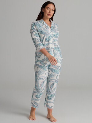 Купить Бавовняна класична піжама з капрі HAYS 62350 в Украина в Lingerie.ua - Одяг для дому та відпочинку, Фото 3