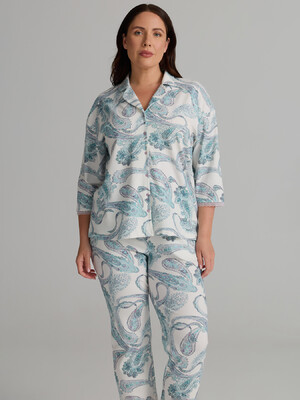 Купить Бавовняна класична піжама з капрі HAYS 62350 в Украина в Lingerie.ua - Одяг для дому та відпочинку, Фото 7