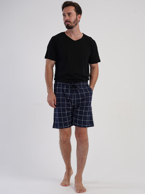 Хлопковые шорты мужские в клетку VIENETTA MAN 5071706693