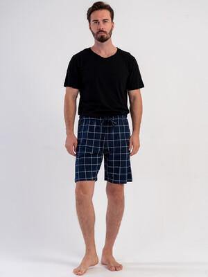 Купить Бавовняні шорти чоловічі в клітинку VIENETTA MAN 5071706693 в Украина в Lingerie.ua - Одяг для дому та відпочинку, Фото 2