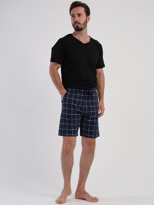 Купить Бавовняні шорти чоловічі в клітинку VIENETTA MAN 5071706693 в Украина в Lingerie.ua - Одяг для дому та відпочинку, Фото 5