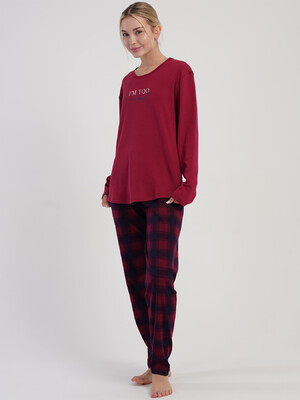 Хлопковый комплект женский с длинным рукавом VIENETTA 5031362334