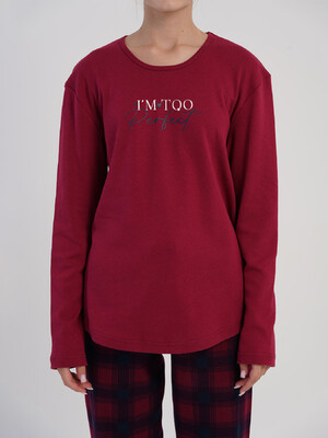 Купить Бавовняний комплект жіночий з довгим рукавом VIENETTA 5031362334 в Украина в Lingerie.ua - Одяг для дому та відпочинку, Фото 2