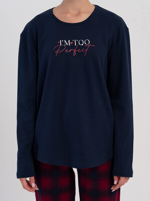 Купить Бавовняний комплект жіночий з довгим рукавом VIENETTA 5031362334 в Украина в Lingerie.ua - Одяг для дому та відпочинку, Фото 10