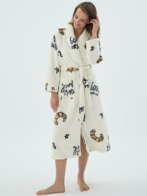 Купить Теплий довгий халат з велсофту на запах SEVIM 17298 в Украина в Lingerie.ua - Одяг для дому та відпочинку, Фото 2