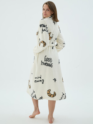 Купить Теплий довгий халат з велсофту на запах SEVIM 17298 в Украина в Lingerie.ua - Одяг для дому та відпочинку, Фото 4