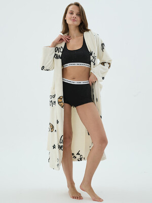 Купить Теплий довгий халат з велсофту на запах SEVIM 17298 в Украина в Lingerie.ua - Одяг для дому та відпочинку, Фото 5