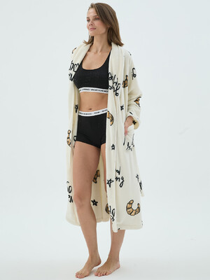 Купить Теплий довгий халат з велсофту на запах SEVIM 17298 в Украина в Lingerie.ua - Одяг для дому та відпочинку, Фото 6