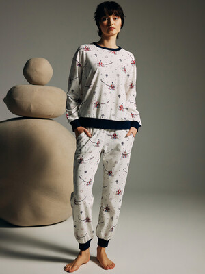 Купить Бавовняний домашній комплект з довгим рукавом HAYS 62134 в Украина в Lingerie.ua - Одяг для дому та відпочинку, Фото 2