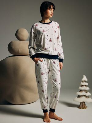 Купить Бавовняний домашній комплект з довгим рукавом HAYS 62134 в Украина в Lingerie.ua - Одяг для дому та відпочинку, Фото 4