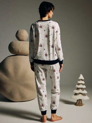 Купить Бавовняний домашній комплект з довгим рукавом HAYS 62134 в Украина в Lingerie.ua - Одяг для дому та відпочинку, Фото 5