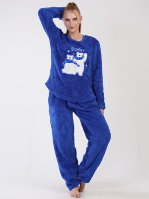 Купить Теплий плюшевий домашній костюм VIENETTA 3052270000 в Украина в Lingerie.ua - Одяг для дому та відпочинку, Фото 2