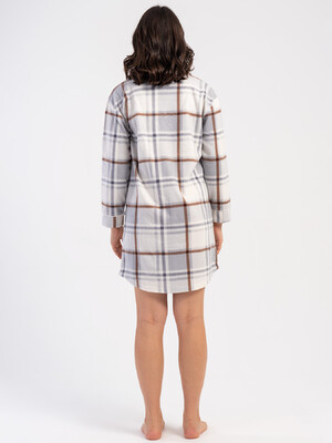 Купить Флисовый халат на пуговицах VIENETTA 1618391118 в Украина в Lingerie.ua - Одяг для дому та відпочинку, Фото 2