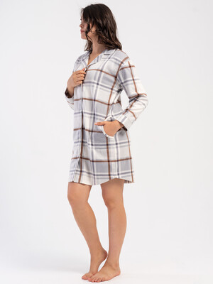 Купить Флисовый халат на пуговицах VIENETTA 1618391118 в Украина в Lingerie.ua - Одяг для дому та відпочинку, Фото 4