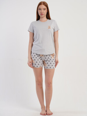 Бавовняний літній комплект із шортами VIENETTA 5080230566